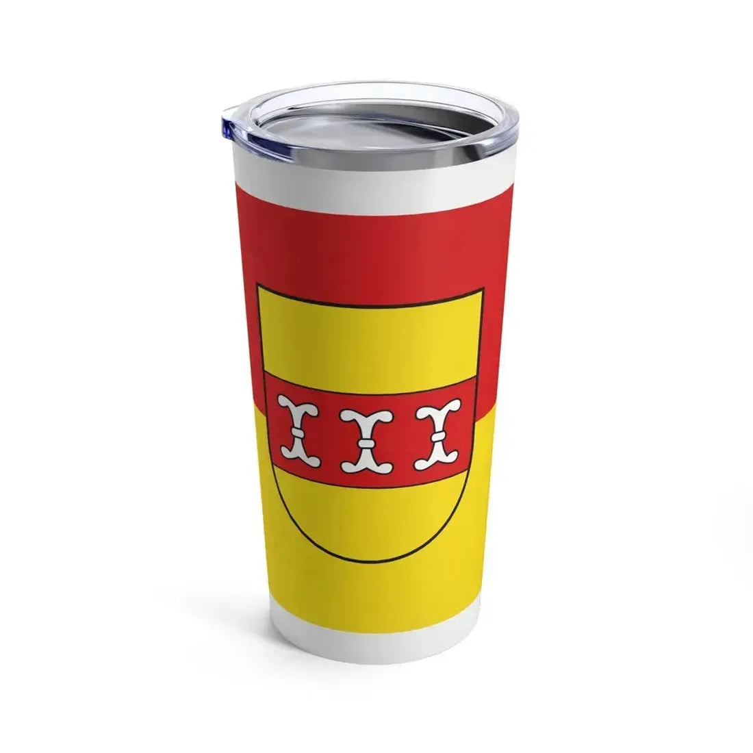 Flag of Borken Germany - Tumbler 20oz - Go Mug Yourself