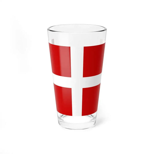 Flag of Bormio (Italy) Pint Glass 16oz 16oz - Go Mug Yourself