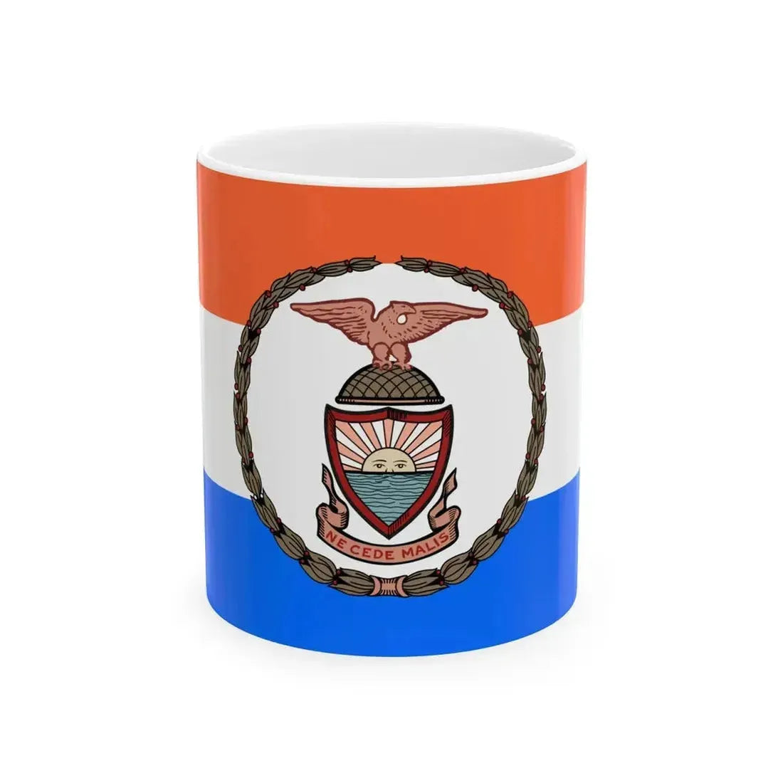 Flag of Borough of the Bronx (United States) White Coffee Mug 11oz - Go Mug Yourself