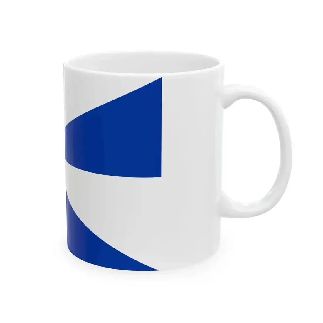 Flag of Borsele (Netherlands) White Coffee Mug - Go Mug Yourself