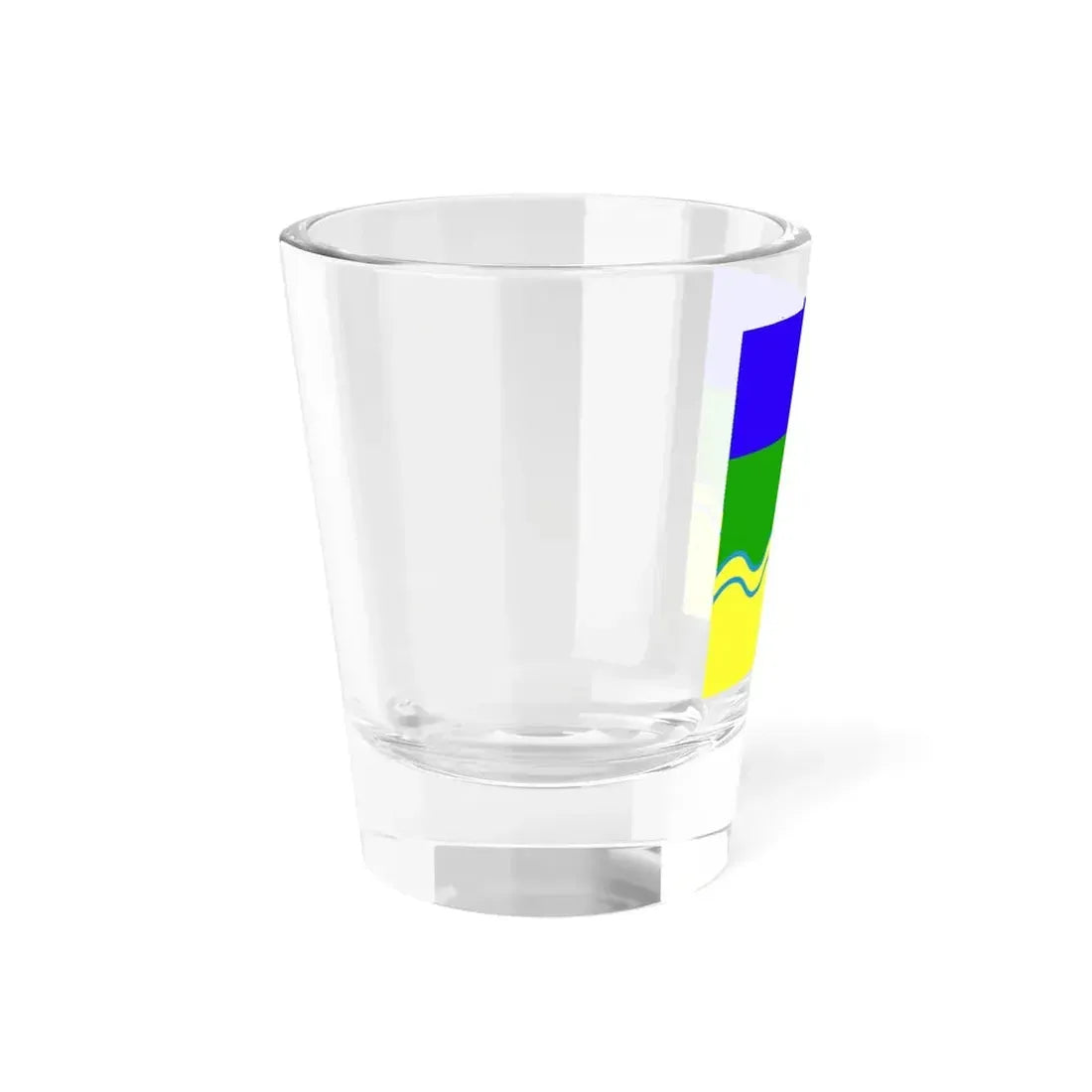 Flag of Borzna Ukraine (Ukraine) Shot Glass 1.5oz - Go Mug Yourself
