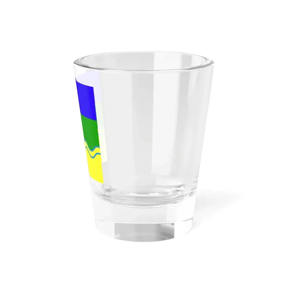 Flag of Borzna Ukraine (Ukraine) Shot Glass 1.5oz - Go Mug Yourself