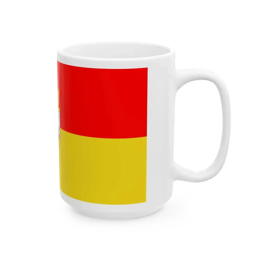 Flag of Bosnia 1878-1908 (Bosnia and Herzegovina) White Coffee Mug - Go Mug Yourself