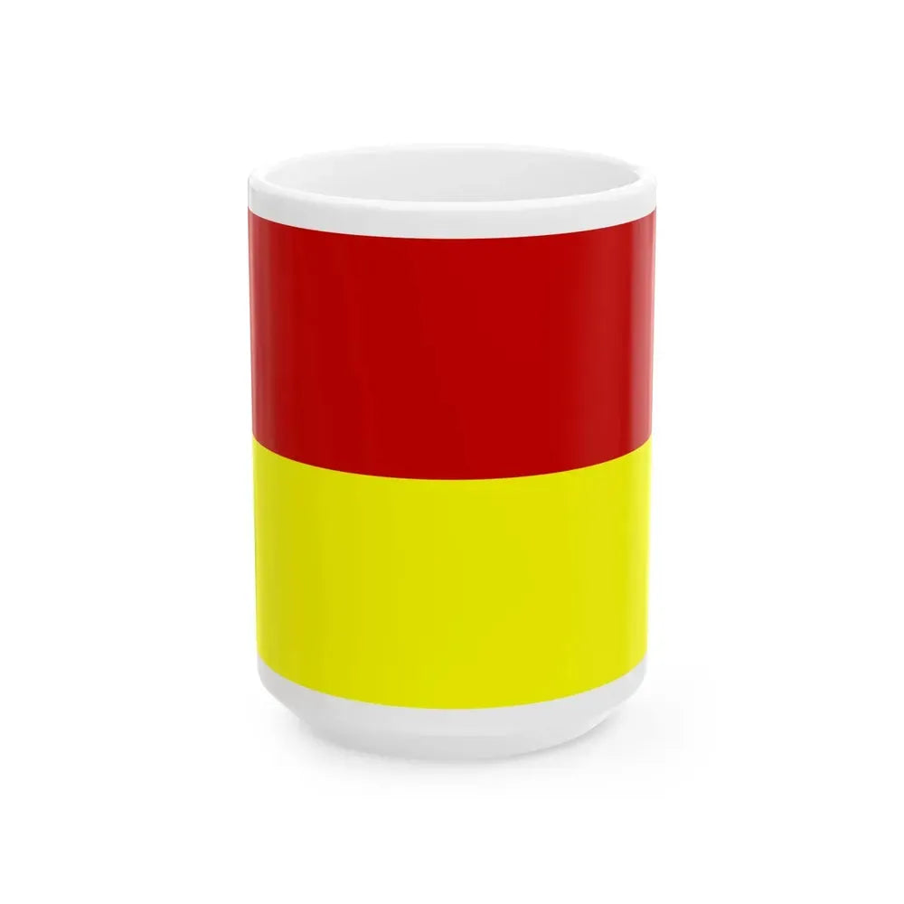 Flag of Bosnia 1908-1918 (Bosnia and Herzegovina) White Coffee Mug 15oz - Go Mug Yourself