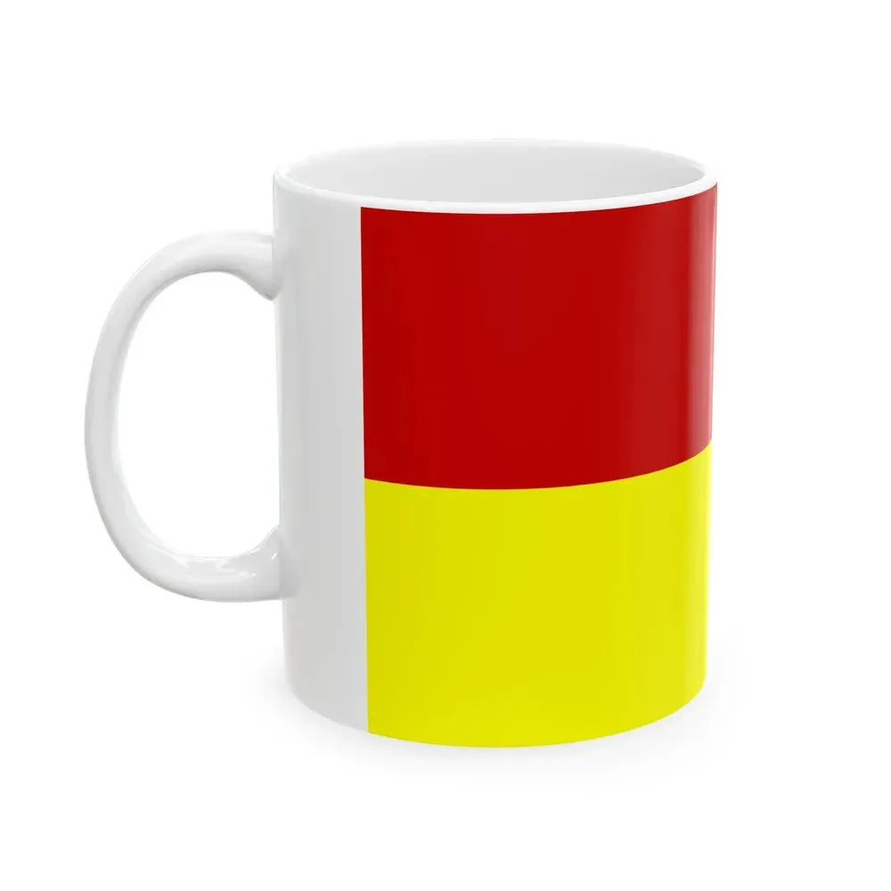 Flag of Bosnia 1908-1918 (Bosnia and Herzegovina) White Coffee Mug - Go Mug Yourself