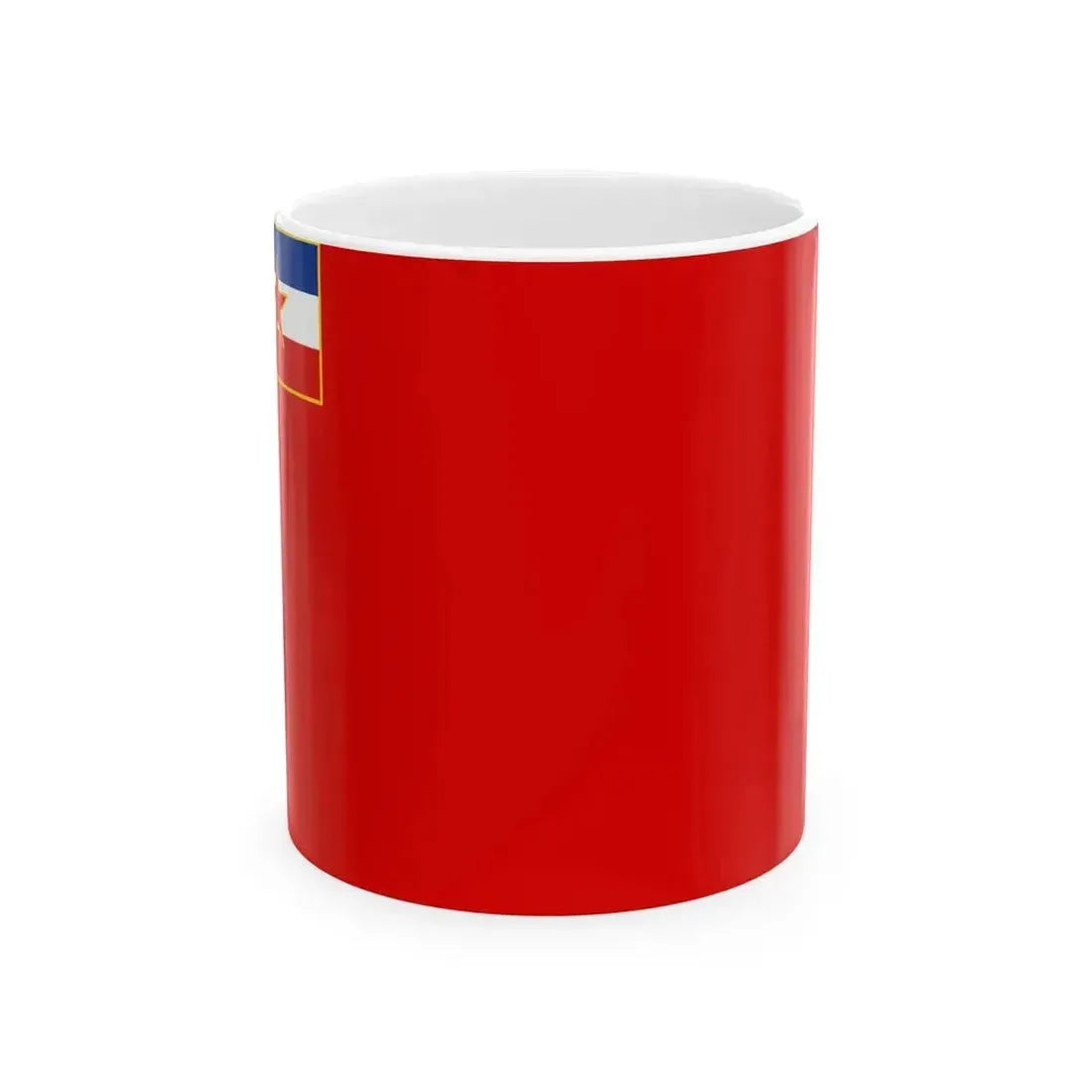 Flag of Bosnia and Herzegovina 1946-1992 3-2 (Bosnia and Herzegovina) White Coffee Mug 11oz - Go Mug Yourself