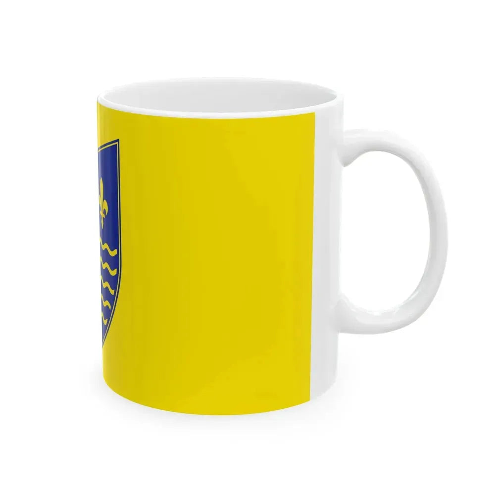 Flag of Bosnian Podrinje (Bosnia and Herzegovina) White Coffee Mug - Go Mug Yourself