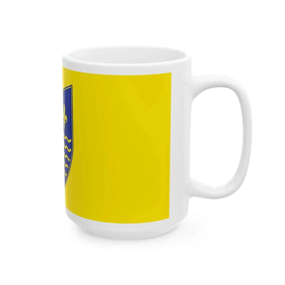 Flag of Bosnian Podrinje (Bosnia and Herzegovina) White Coffee Mug - Go Mug Yourself