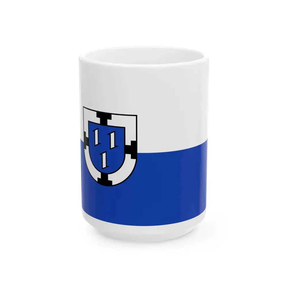 Flag of Bottrop Germany - White Coffee Mug 15oz - Go Mug Yourself