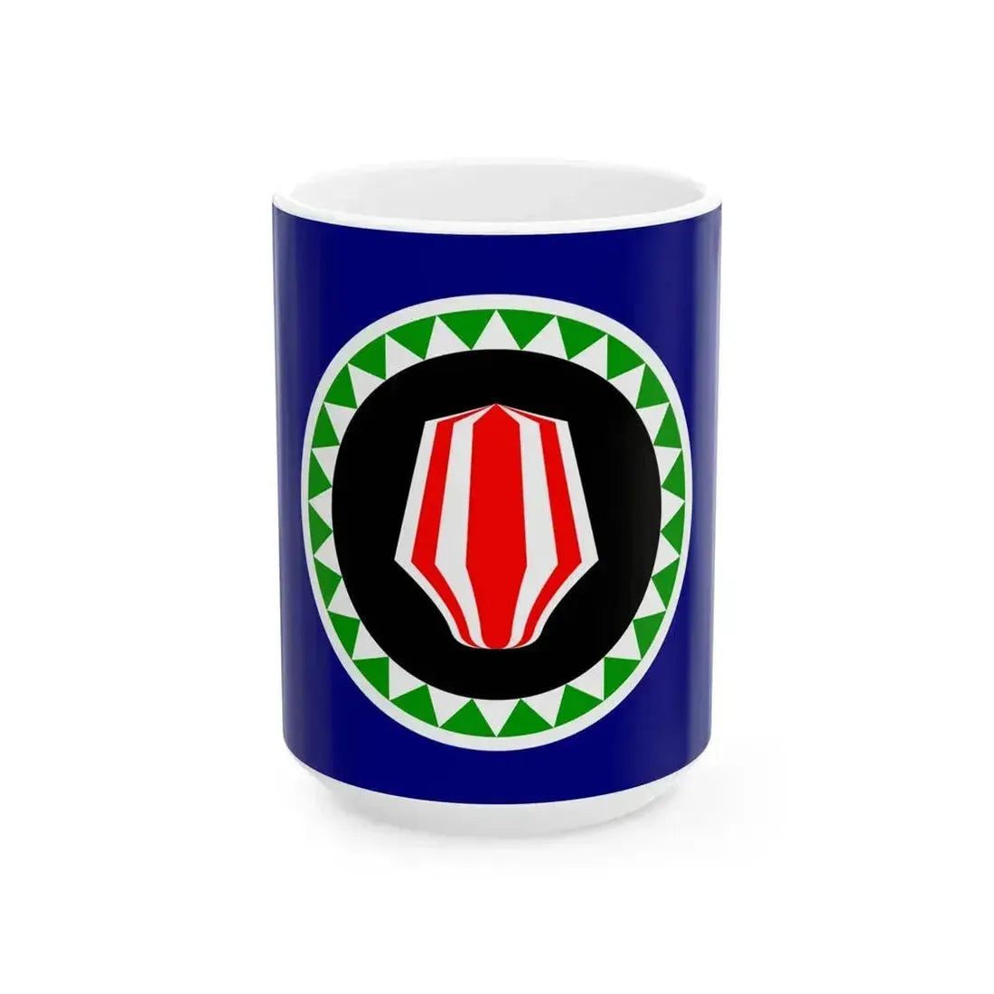 Flag of Bougainville (Guinea) White Coffee Mug 15oz - Go Mug Yourself