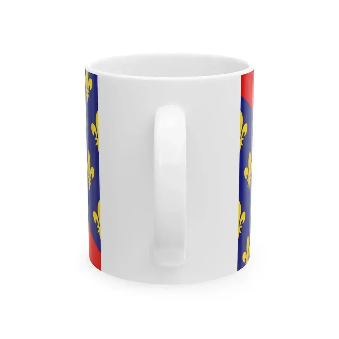 Flag of Bourbonnais (Belgium) White Coffee Mug - Go Mug Yourself