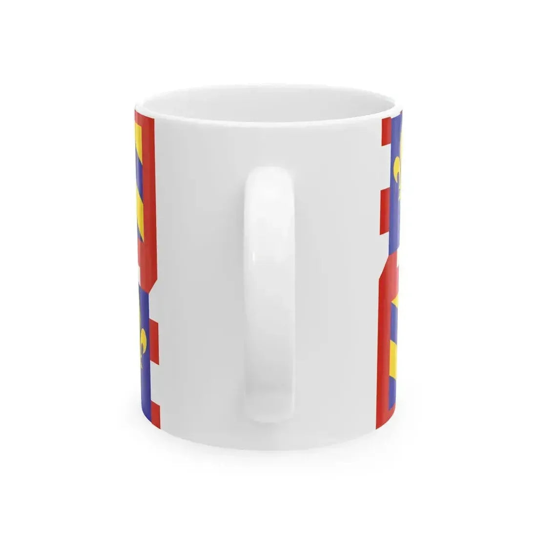 Flag of Bourgogne (Belgium) White Coffee Mug - Go Mug Yourself