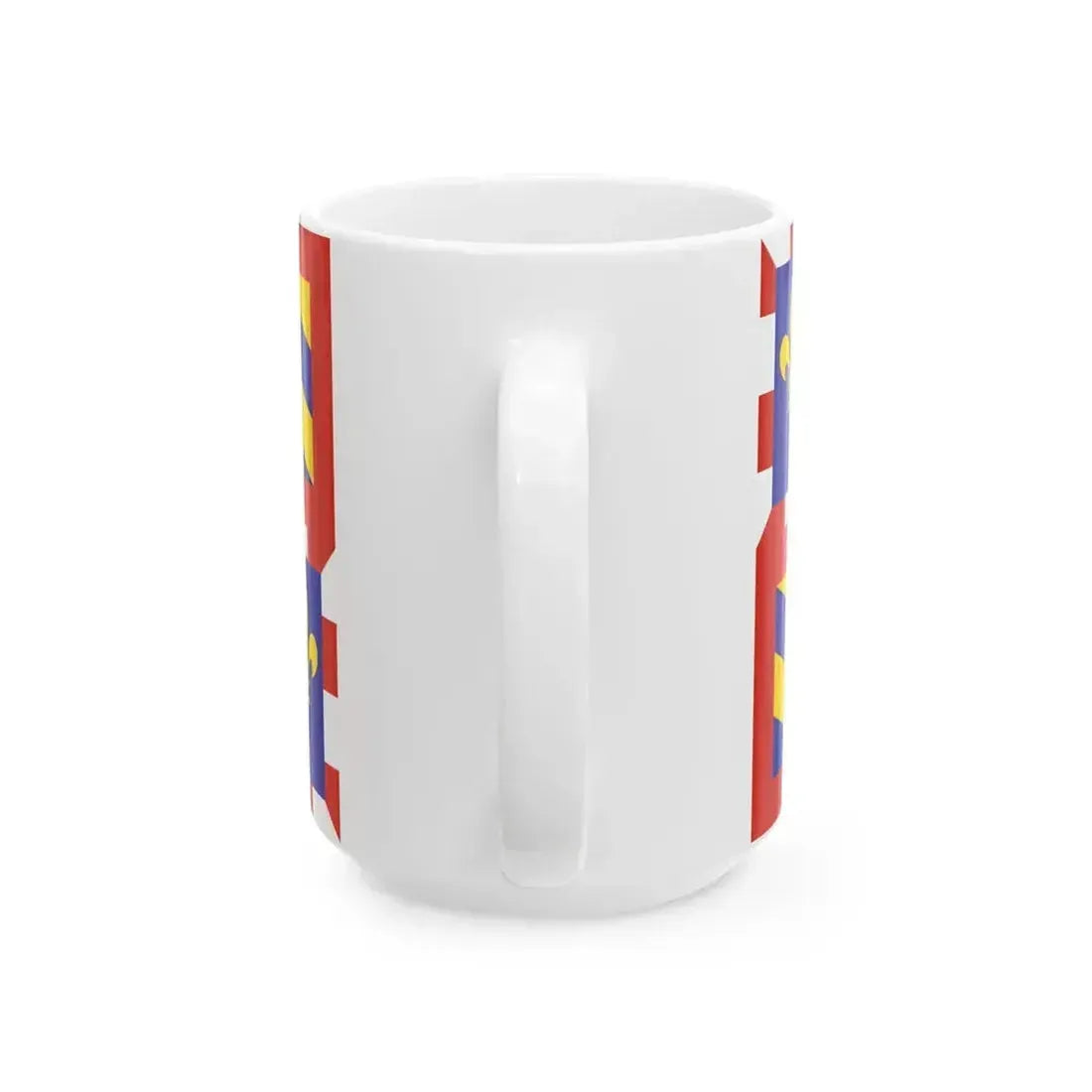 Flag of Bourgogne (Belgium) White Coffee Mug - Go Mug Yourself