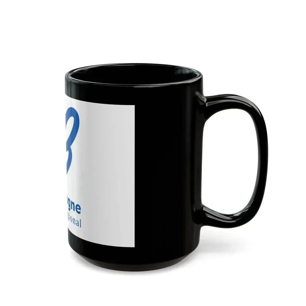 Flag of Bourgogne France 2 - Black Coffee Mug - Go Mug Yourself