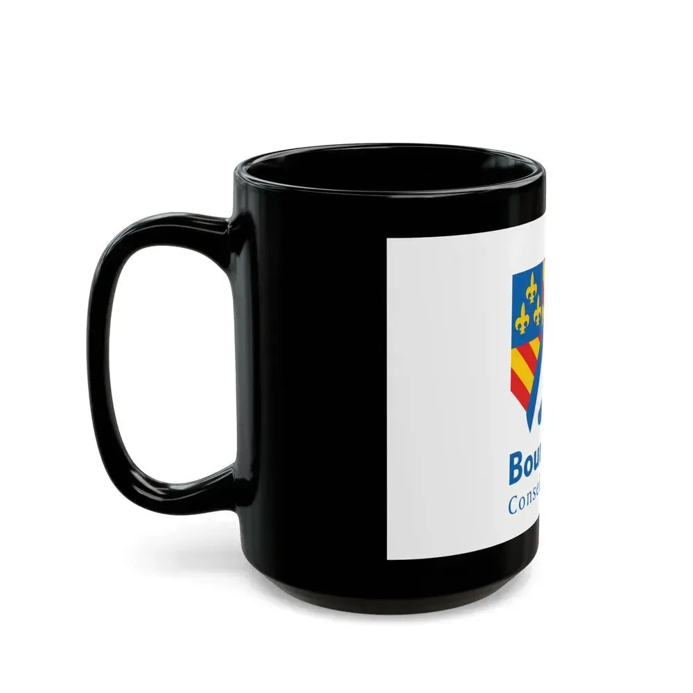 Flag of Bourgogne France 2 - Black Coffee Mug - Go Mug Yourself