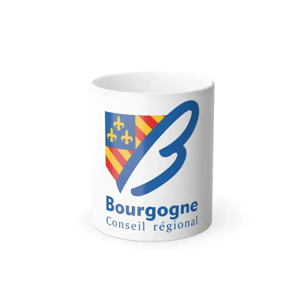 Flag of Bourgogne France 2 - Color Changing Coffee Mug 11oz - Go Mug Yourself