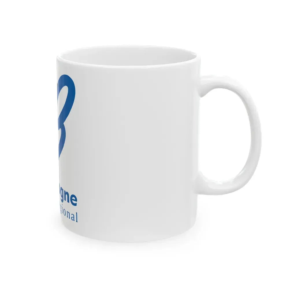 Flag of Bourgogne France 2 - White Coffee Mug - Go Mug Yourself