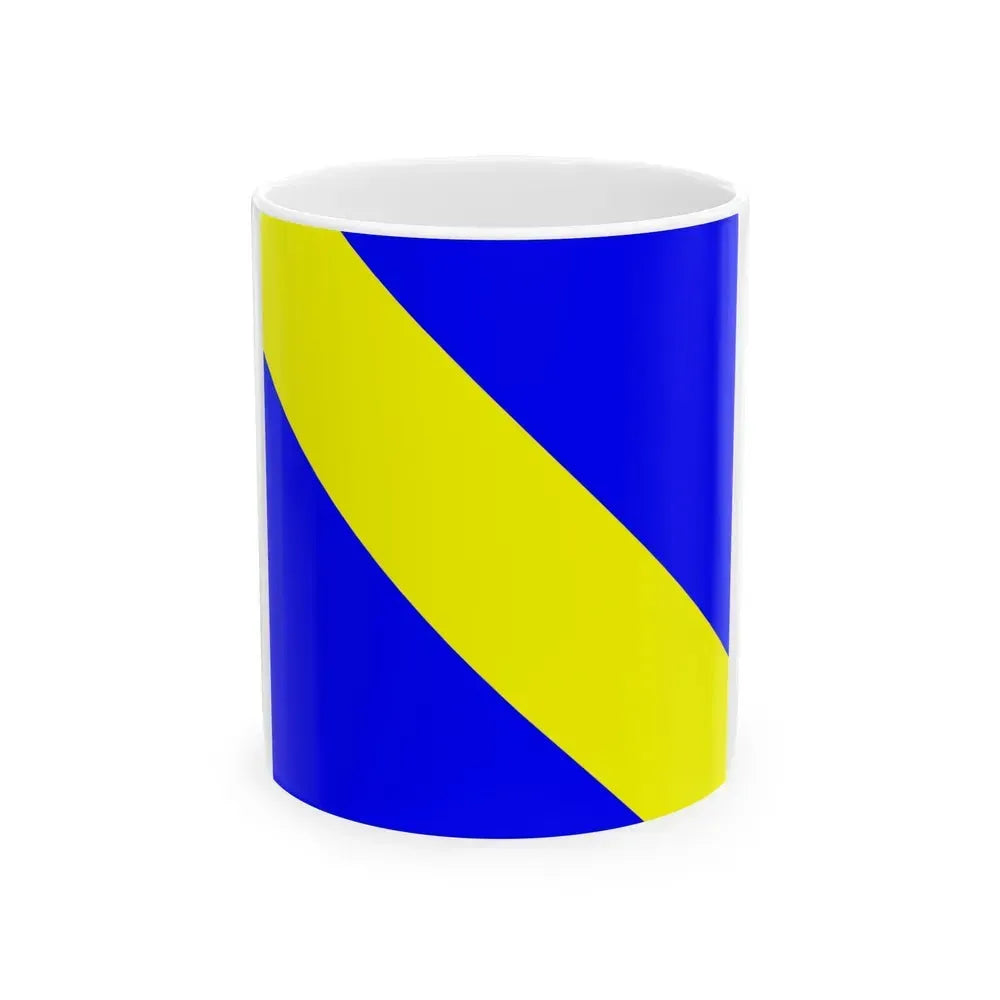 Flag of Bournens Switzerland - White Coffee Mug 11oz - Go Mug Yourself