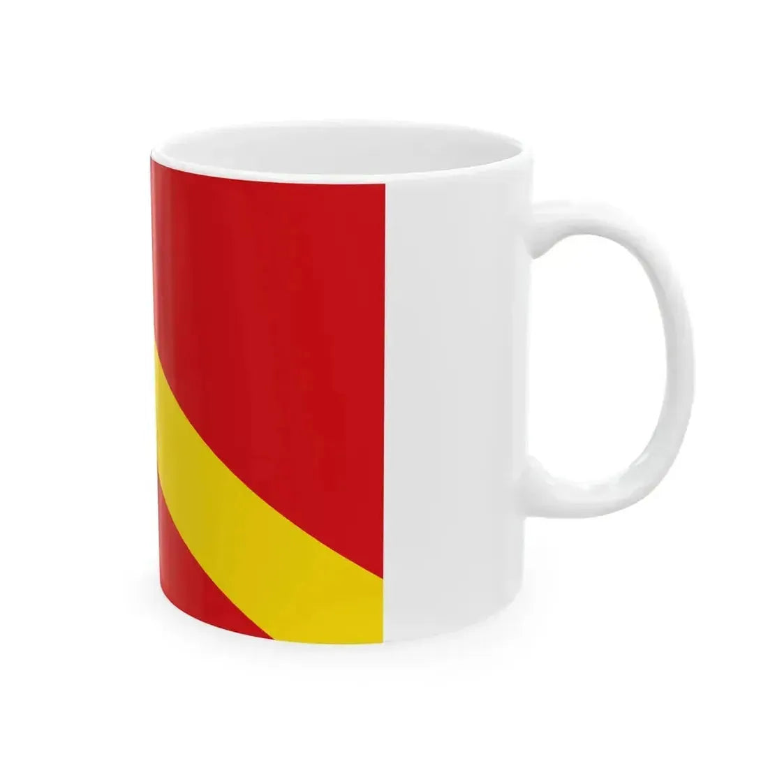 Flag of Boussu (Belgium) White Coffee Mug - Go Mug Yourself