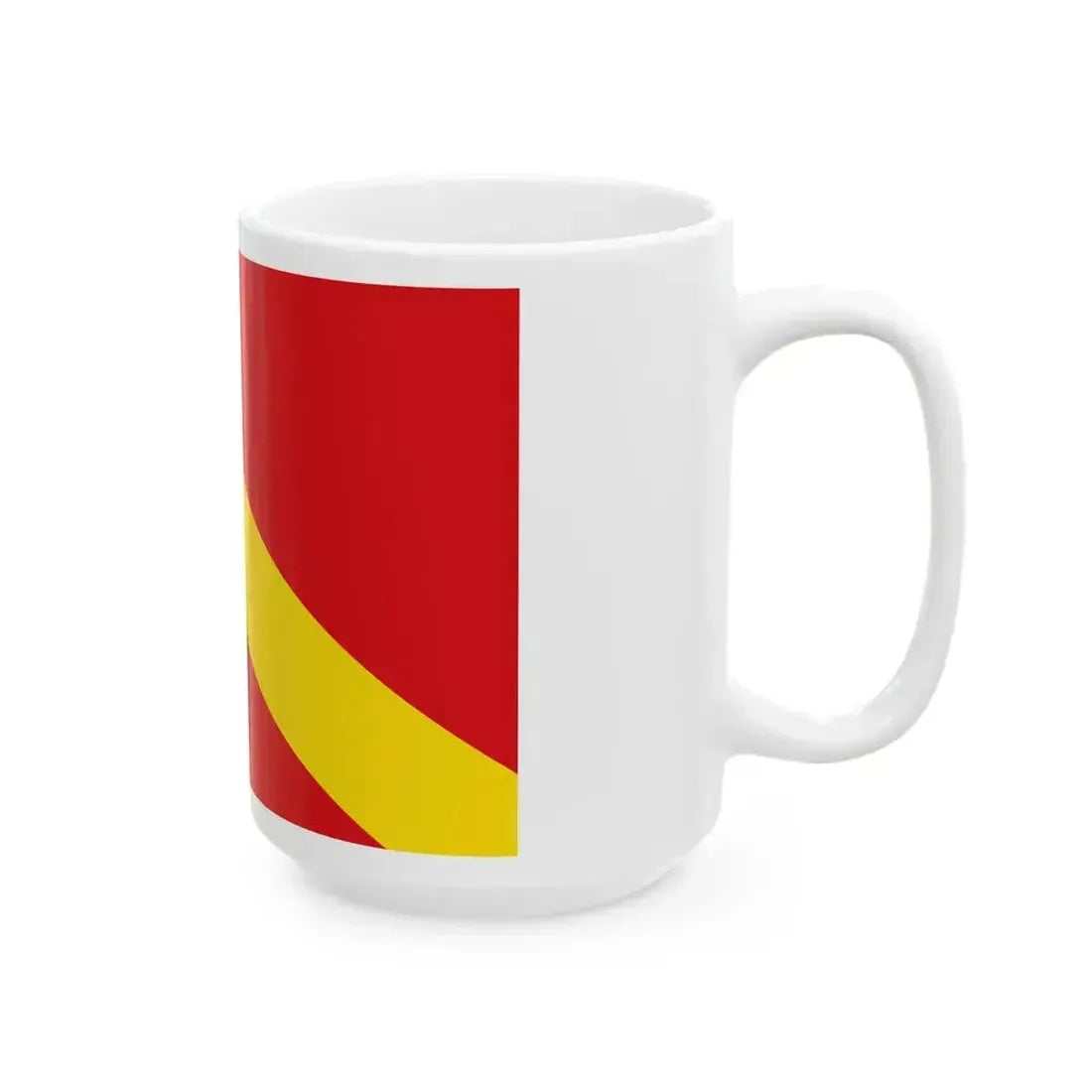 Flag of Boussu (Belgium) White Coffee Mug - Go Mug Yourself