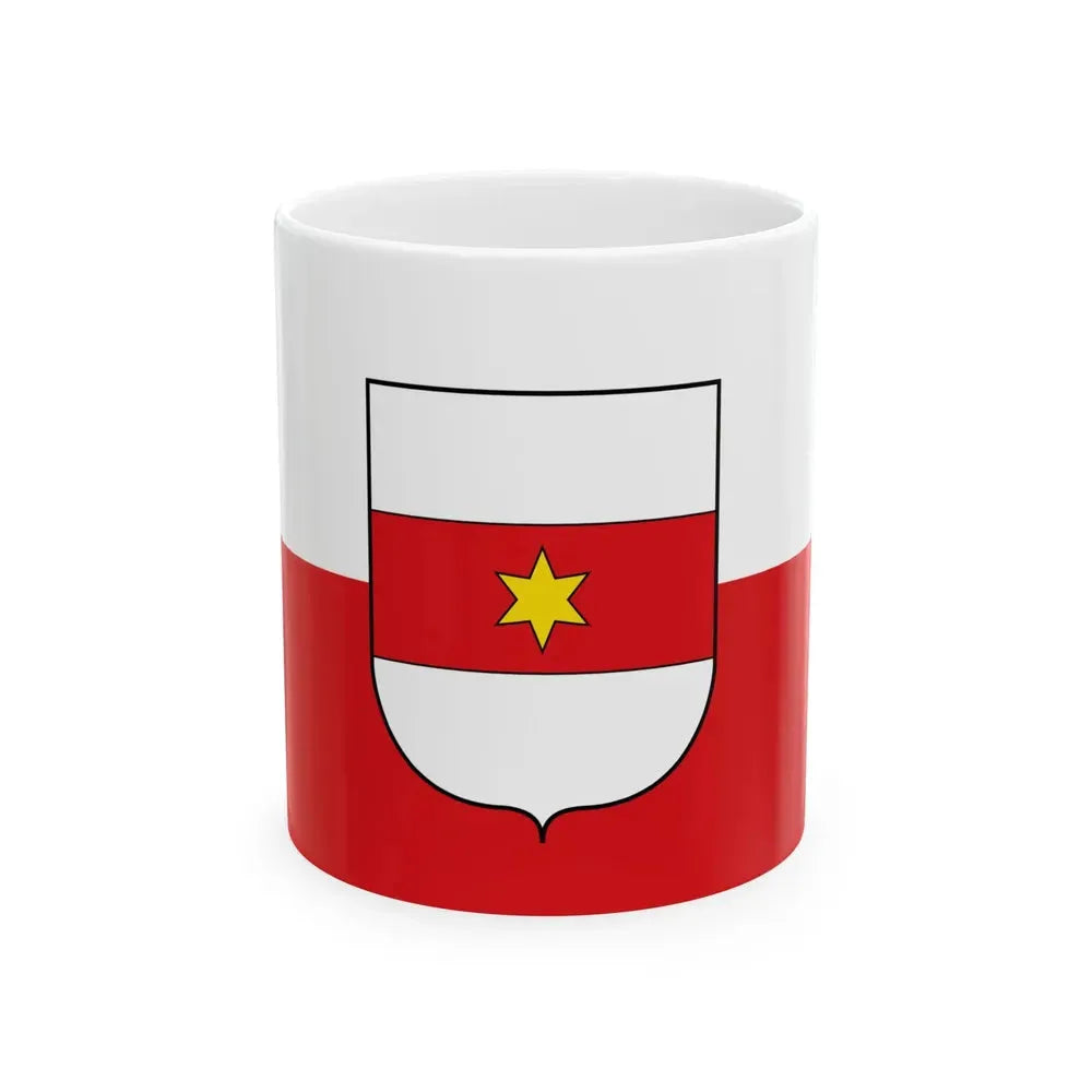 Flag of Bozen (Italy) White Coffee Mug 11oz - Go Mug Yourself