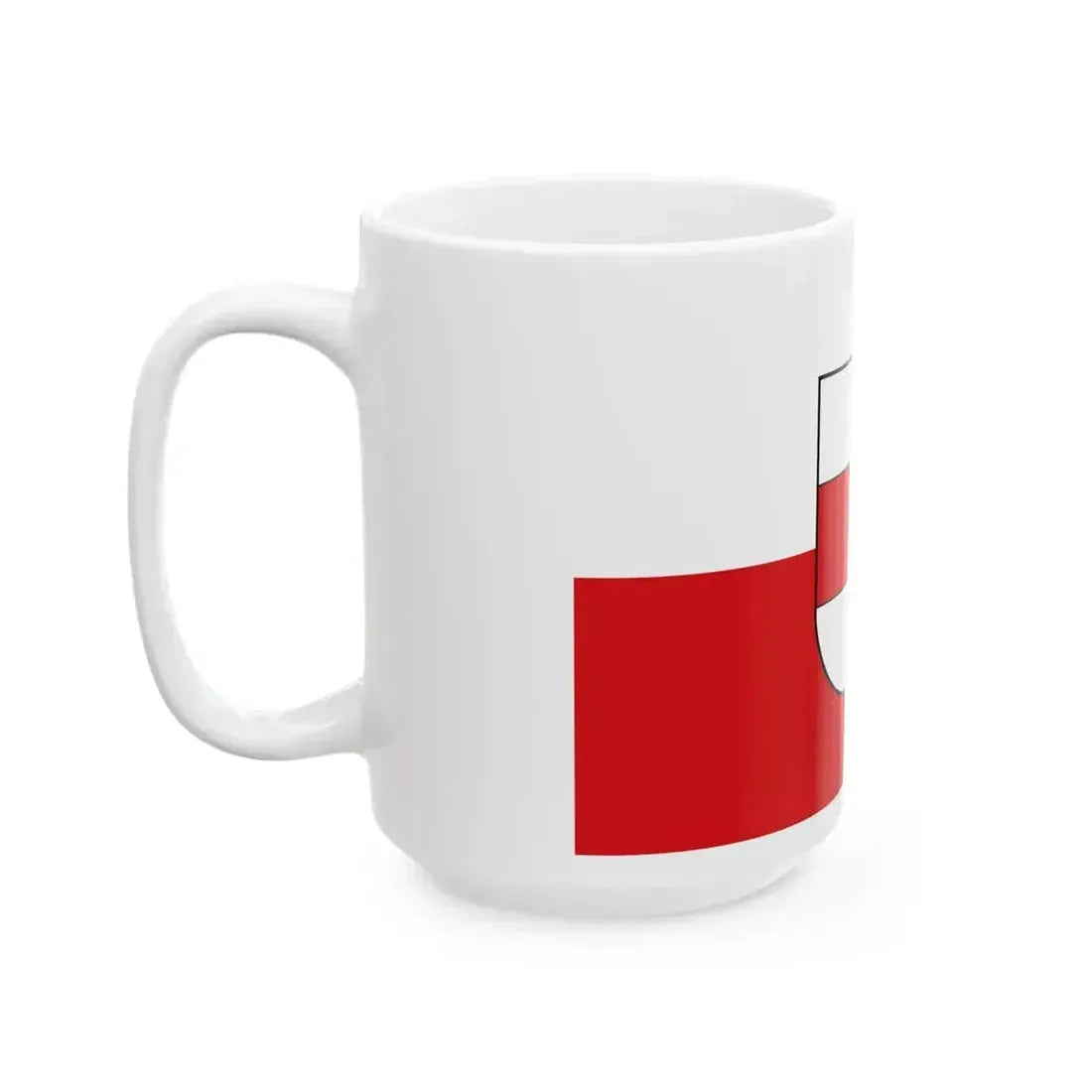 Flag of Bozen (Italy) White Coffee Mug - Go Mug Yourself