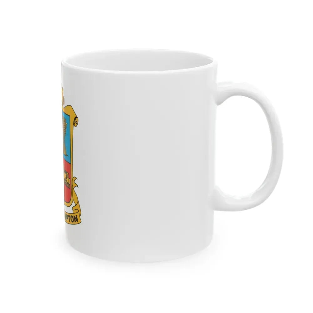 Flag of Brampton Canada - White Coffee Mug - Go Mug Yourself