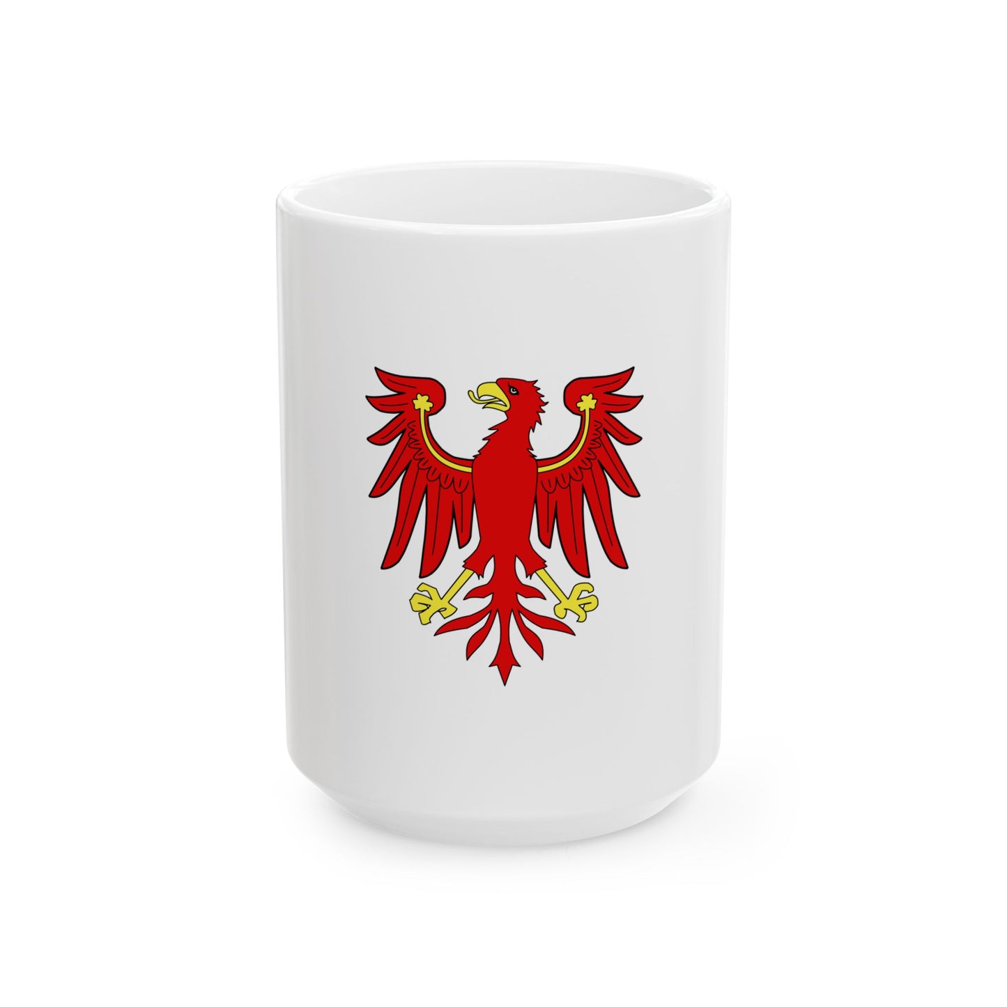 Flag of Brandenburg 1340-1657 (Germany) White Coffee Mug-15oz-Go Mug Yourself