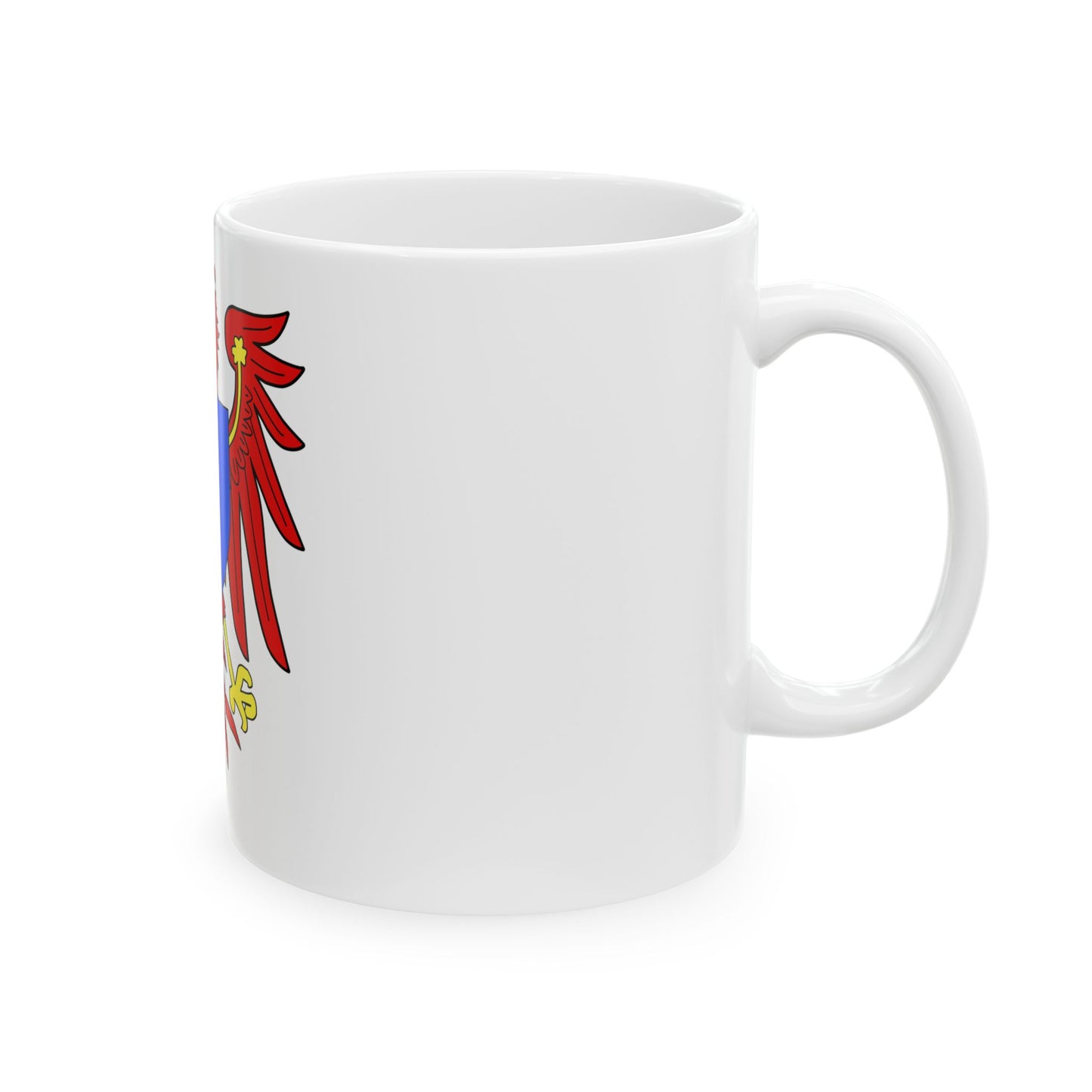 Flag of Brandenburg 1657-1701 (Germany) White Coffee Mug-Go Mug Yourself