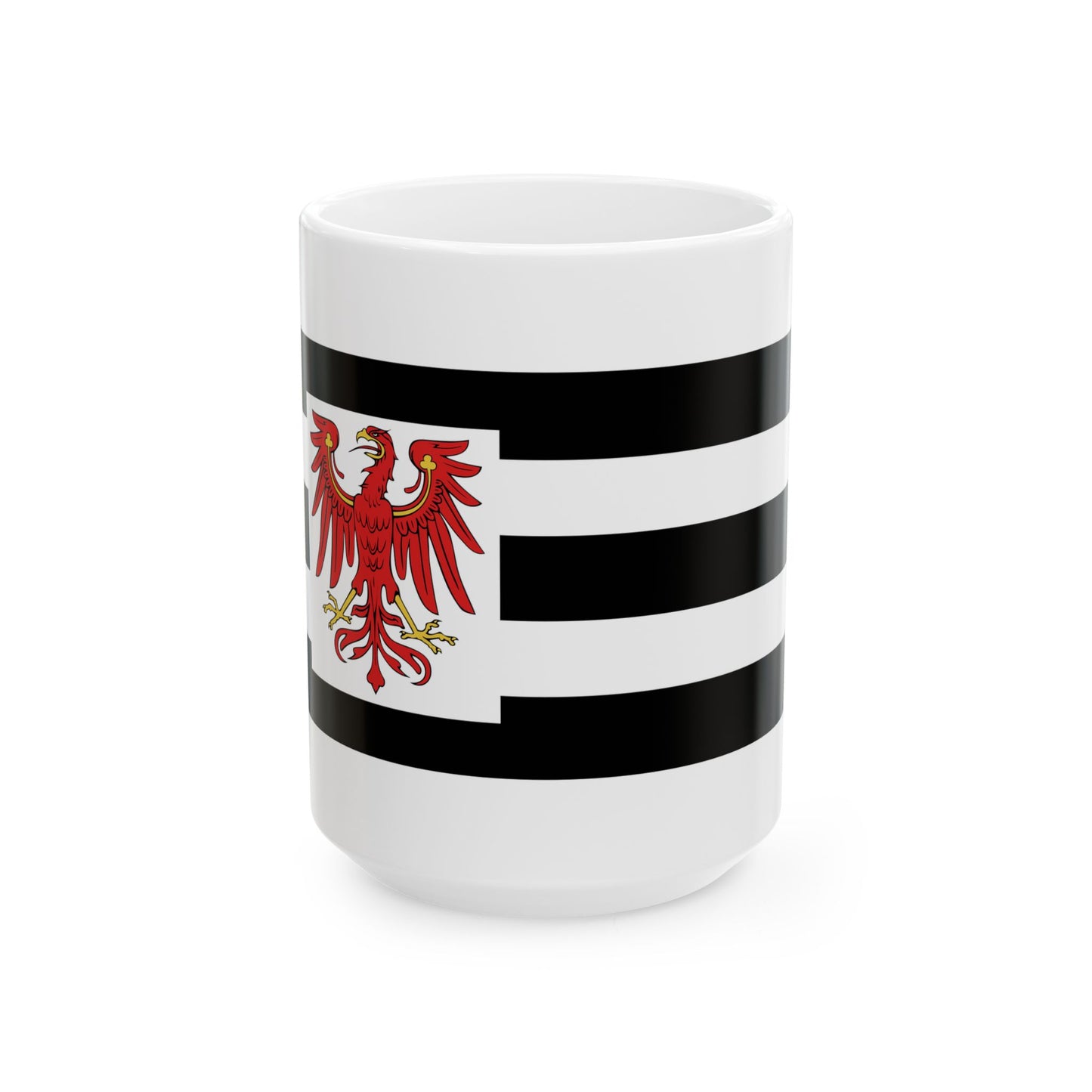 Flag of Brandenburg 1660-1750 (Germany) White Coffee Mug-15oz-Go Mug Yourself