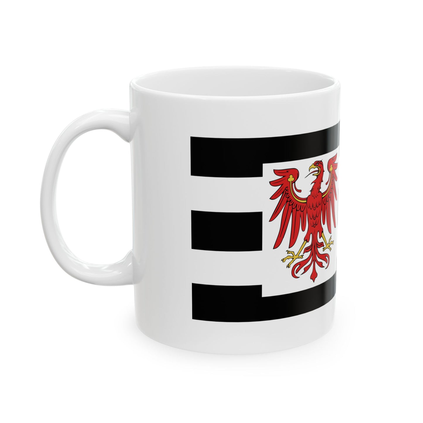 Flag of Brandenburg 1660-1750 (Germany) White Coffee Mug-Go Mug Yourself