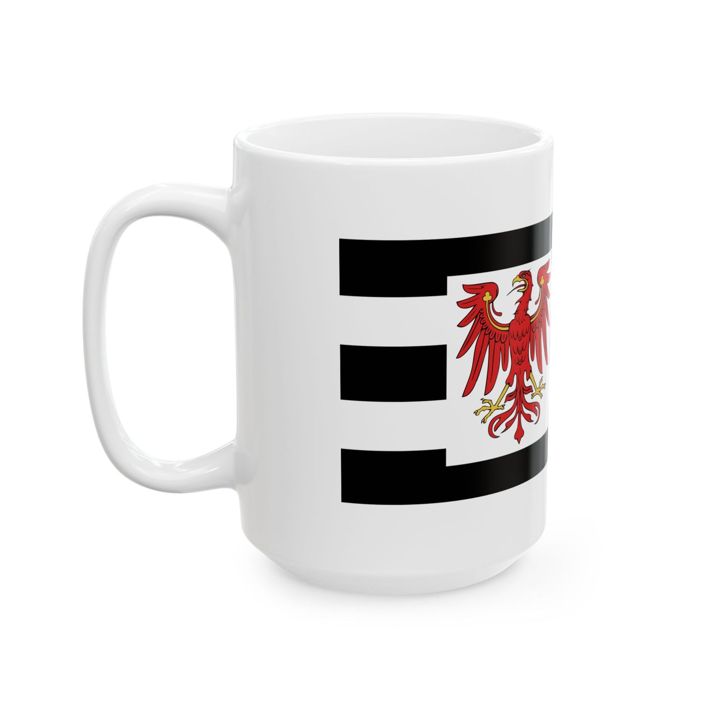 Flag of Brandenburg 1660-1750 (Germany) White Coffee Mug-Go Mug Yourself