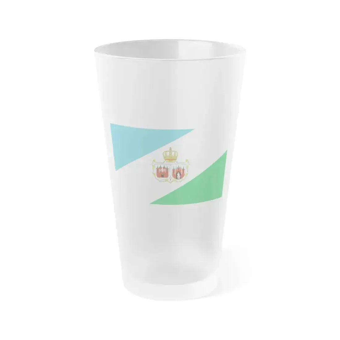 Flag of Brandenburg an der Havel Germany - Frosted Pint Glass 16oz 16oz Frosted - Go Mug Yourself