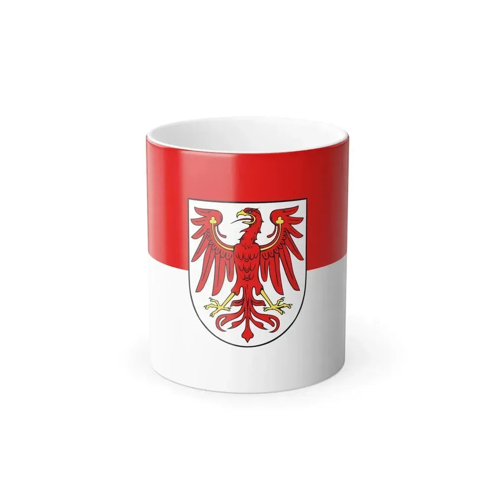 Flag of Brandenburg Germany - Color Changing Coffee Mug 11oz - Go Mug Yourself