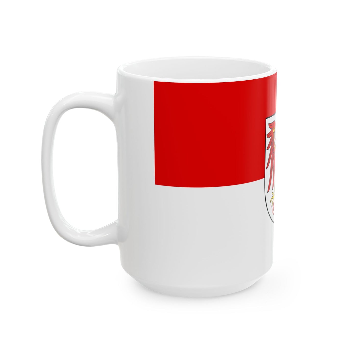 Flag of Brandenburg (Germany) White Coffee Mug-Go Mug Yourself
