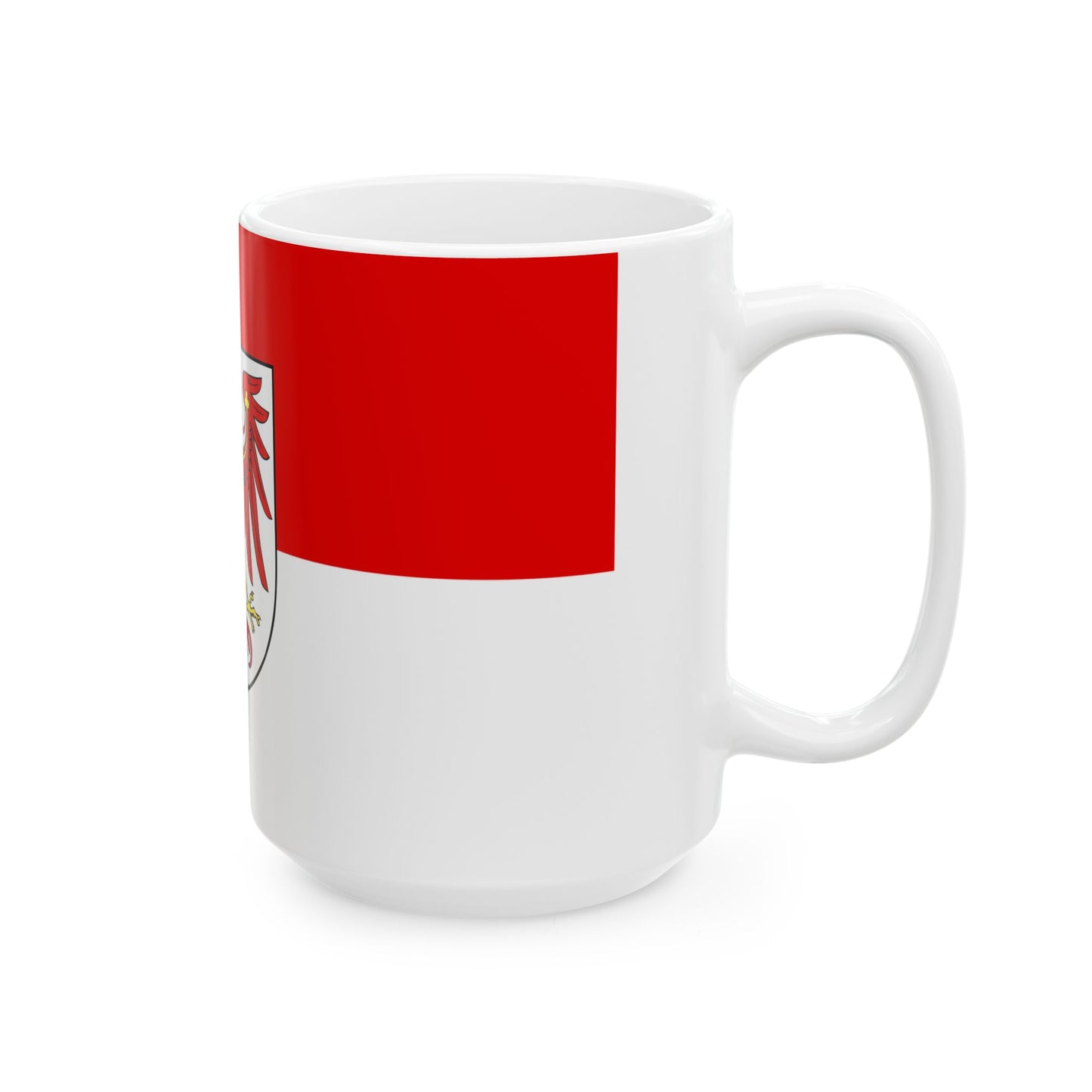 Flag of Brandenburg (Germany) White Coffee Mug-Go Mug Yourself