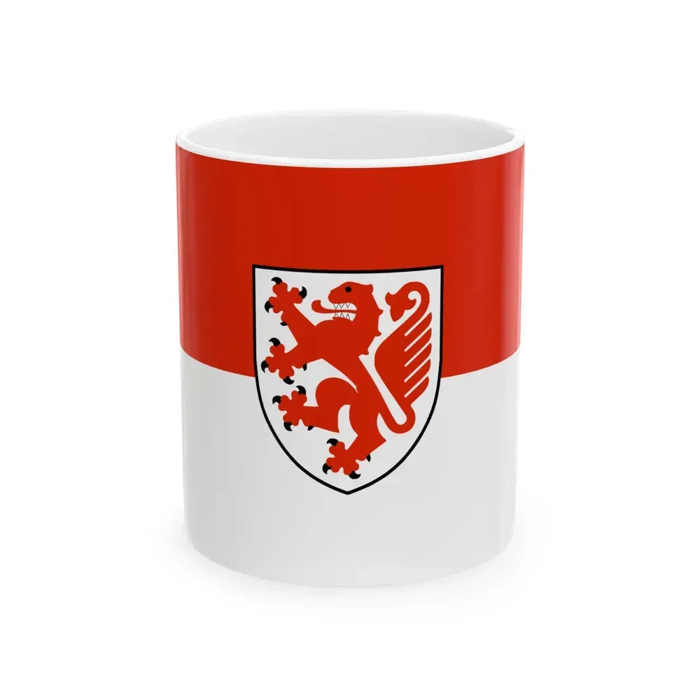 Flag of Braunschweig Germany - White Coffee Mug 11oz - Go Mug Yourself