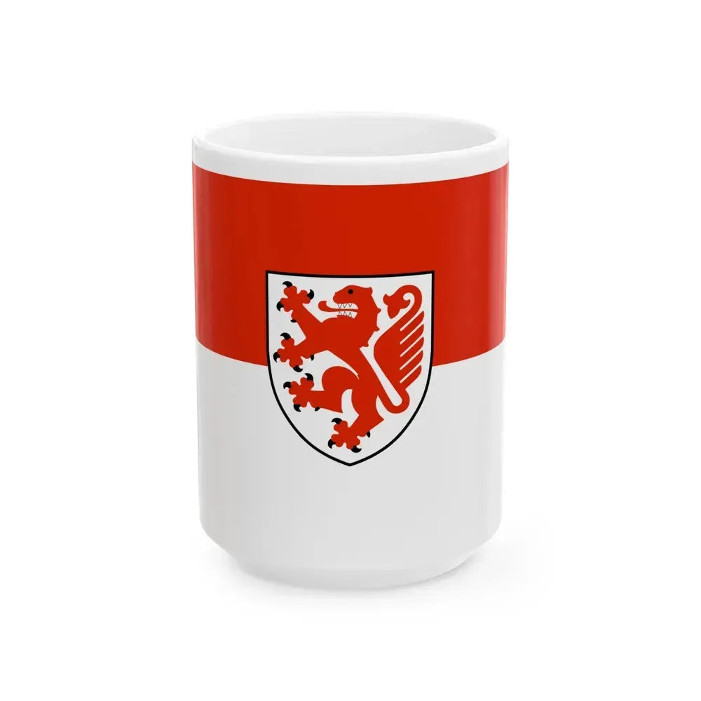 Flag of Braunschweig Germany - White Coffee Mug 15oz - Go Mug Yourself