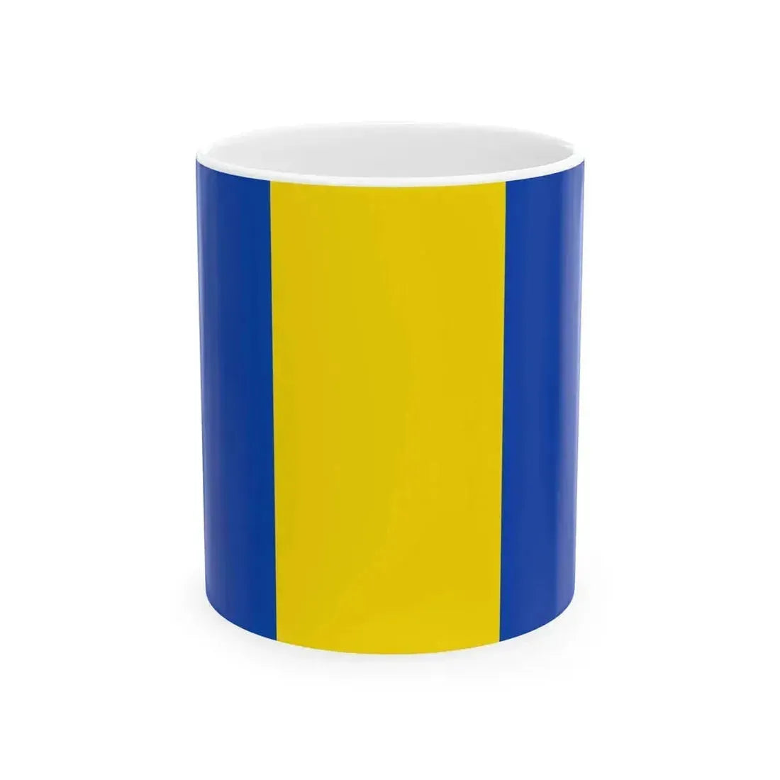 Flag of Brecht (Belgium) White Coffee Mug 11oz - Go Mug Yourself