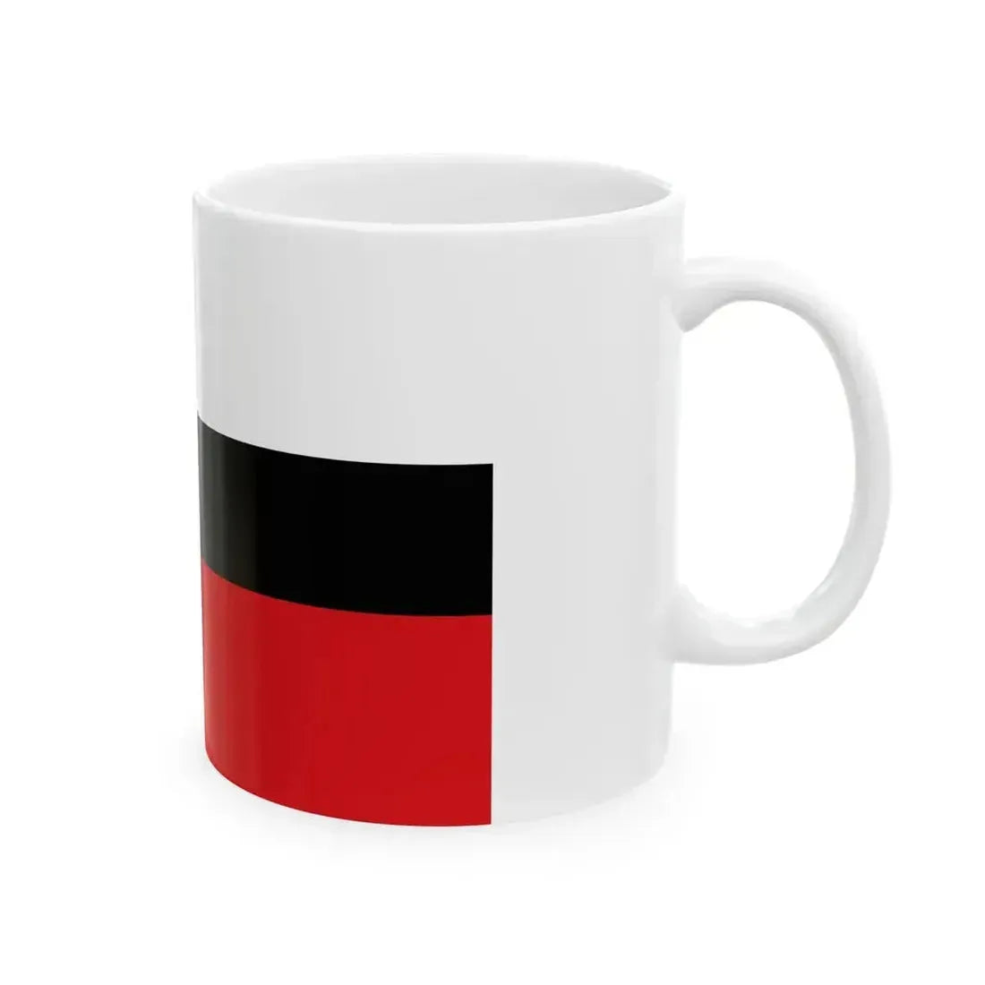 Flag of Bredene (Belgium) White Coffee Mug - Go Mug Yourself