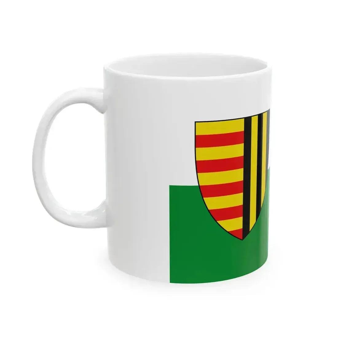 Flag of Bree (Belgium) White Coffee Mug - Go Mug Yourself