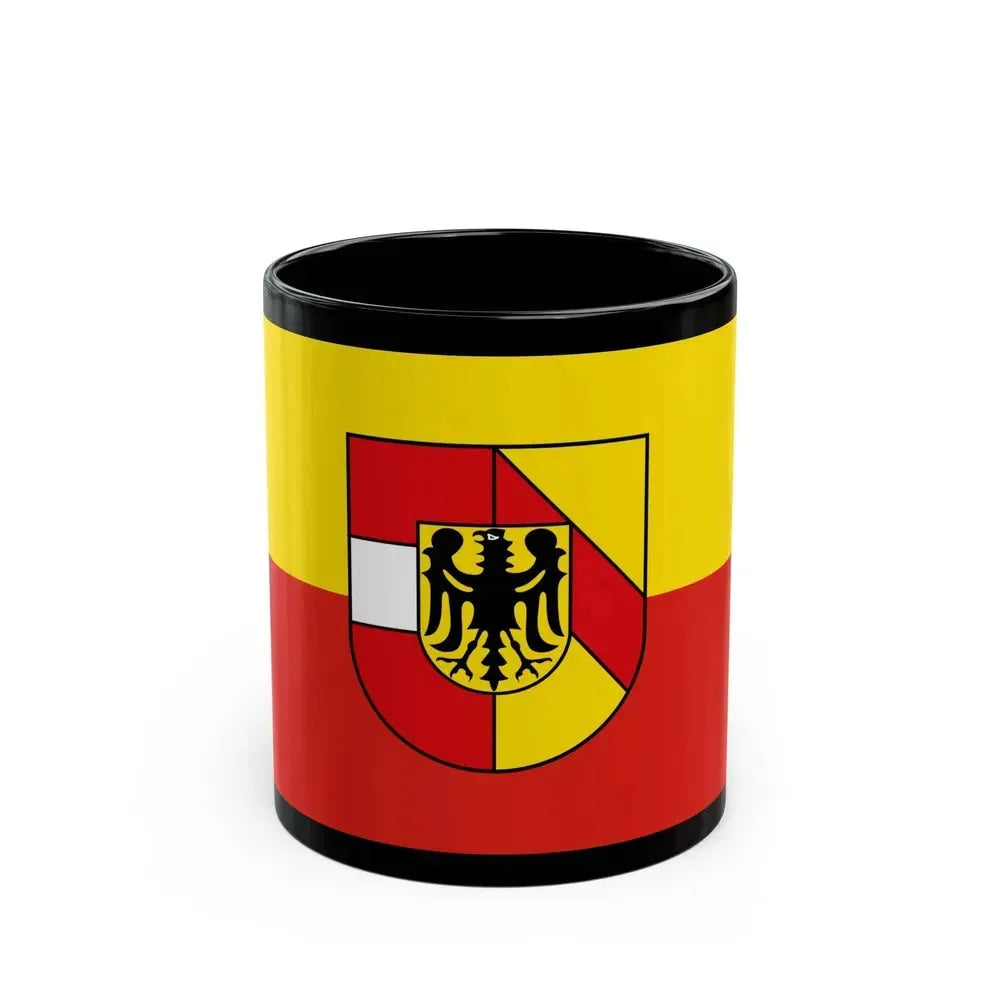 Flag of Breisgau Hochschwarzwald Germany - Black Coffee Mug 11oz - Go Mug Yourself