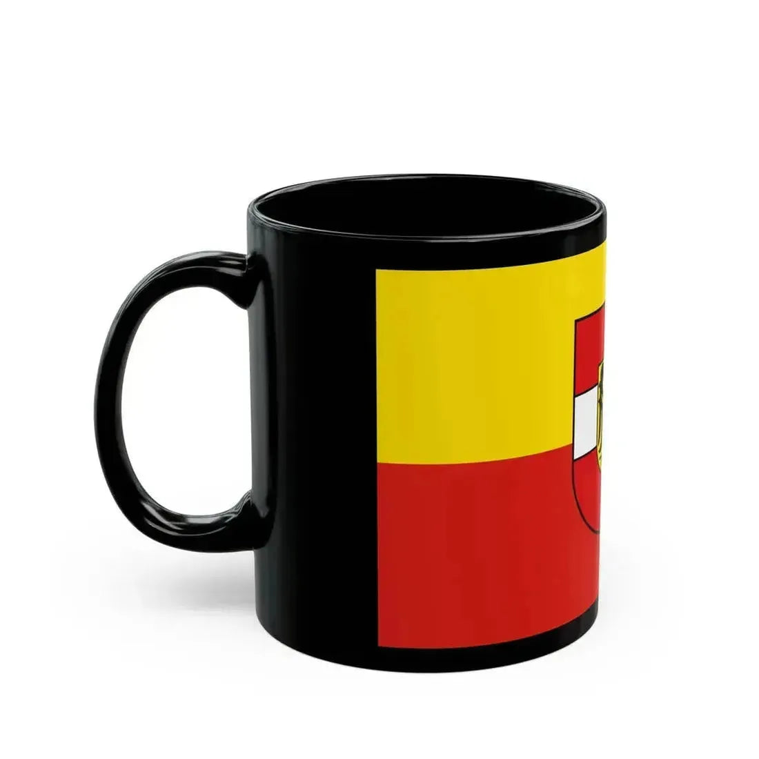 Flag of Breisgau Hochschwarzwald Germany - Black Coffee Mug - Go Mug Yourself