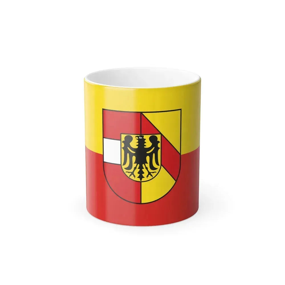 Flag of Breisgau Hochschwarzwald Germany - Color Changing Coffee Mug 11oz - Go Mug Yourself