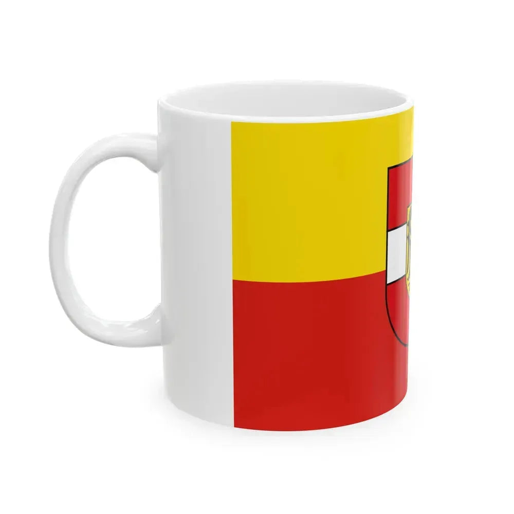 Flag of Breisgau Hochschwarzwald Germany - White Coffee Mug - Go Mug Yourself