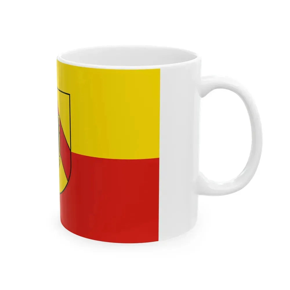 Flag of Breisgau Hochschwarzwald Germany - White Coffee Mug - Go Mug Yourself