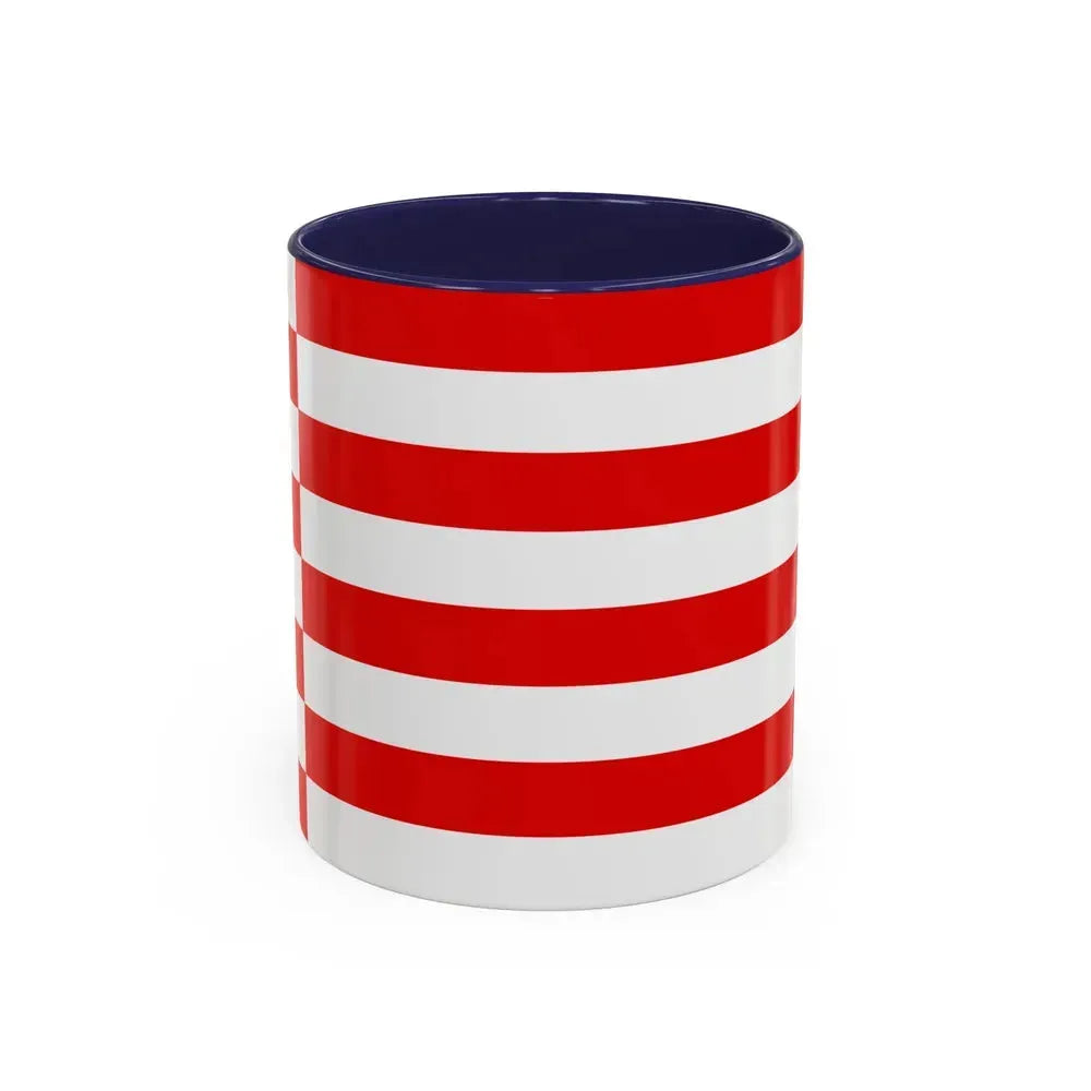 Flag of Bremen Germany - Accent Coffee Mug 11oz Navy - Go Mug Yourself