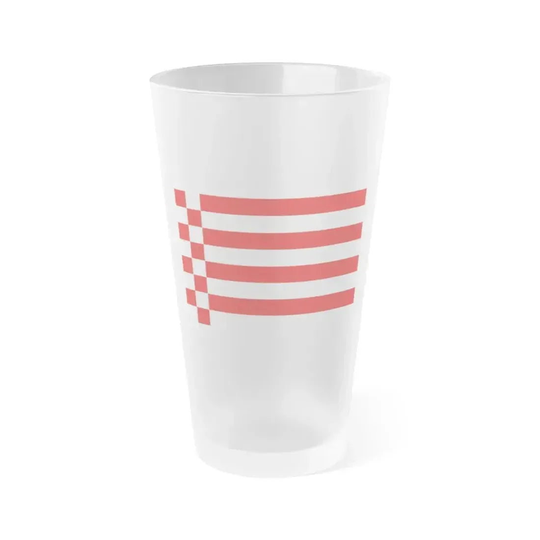 Flag of Bremen Germany - Frosted Pint Glass 16oz 16oz Frosted - Go Mug Yourself