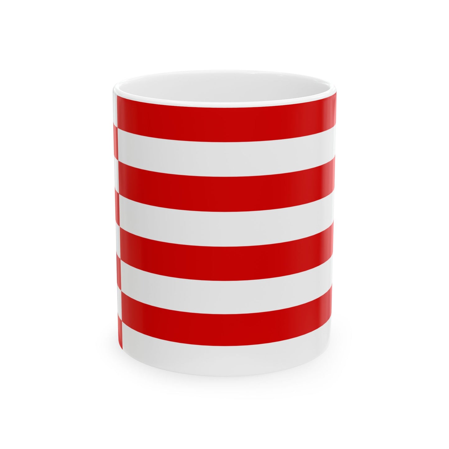Flag of Bremen (Germany) White Coffee Mug-11oz-Go Mug Yourself
