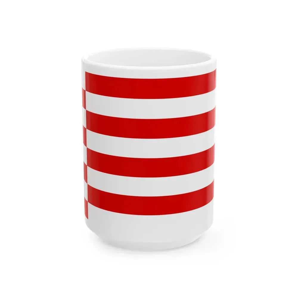 Flag of Bremen Germany - White Coffee Mug 15oz - Go Mug Yourself
